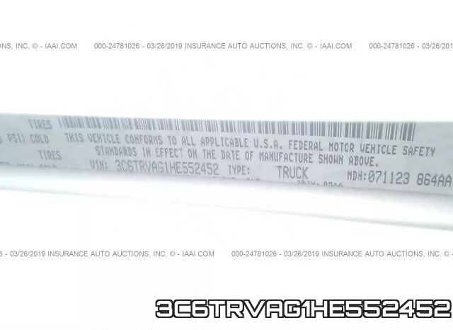 3C6TRVAG1HE552452 фото 10