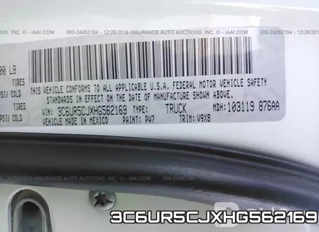 3C6UR5CJXHG562169 фото 10