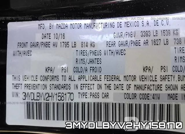 3MYDLBYV2HY158170 фото 10