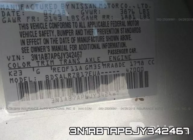 3N1AB7AP6JY342467 фото 10