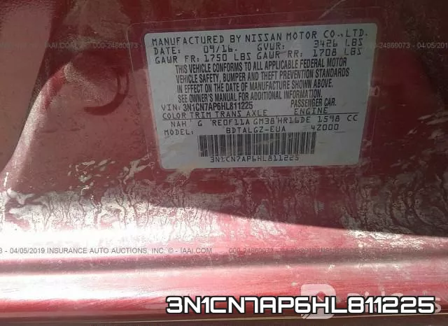 3N1CN7AP6HL811225 фото 10