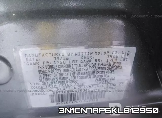 3N1CN7AP6KL812950 фото 10