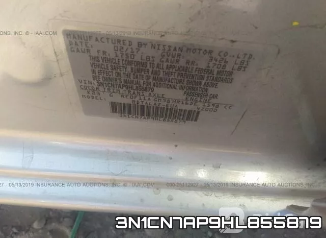 3N1CN7AP9HL855879 фото 10