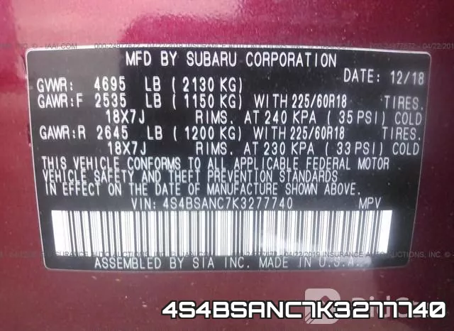 4S4BSANC7K3277740 фото 10