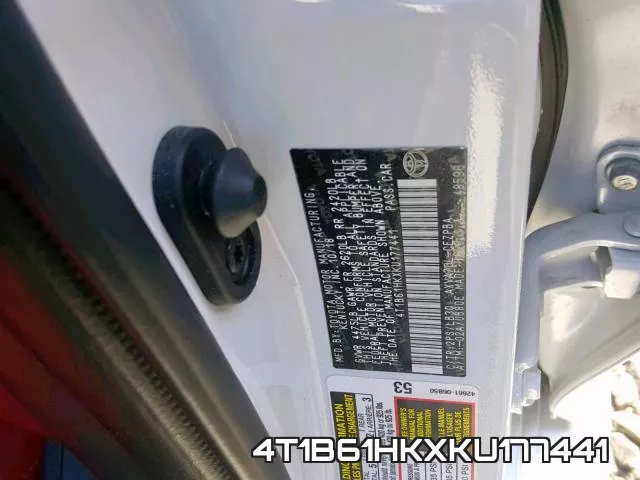 4T1B61HKXKU177441 фото 2