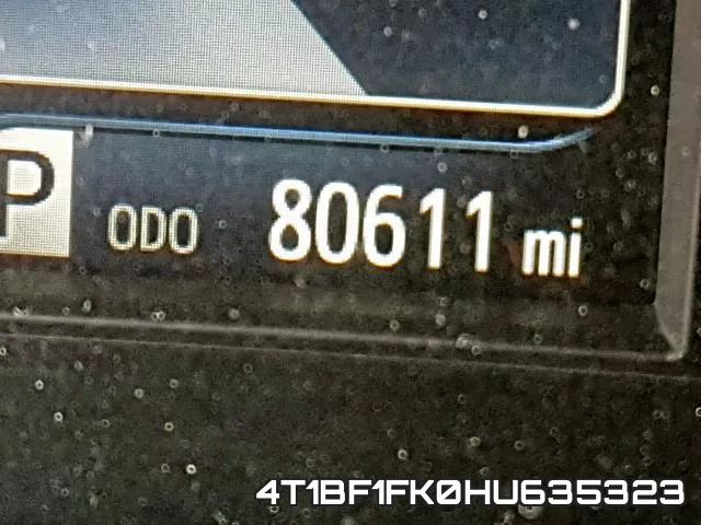 4T1BF1FK0HU635323 фото 8