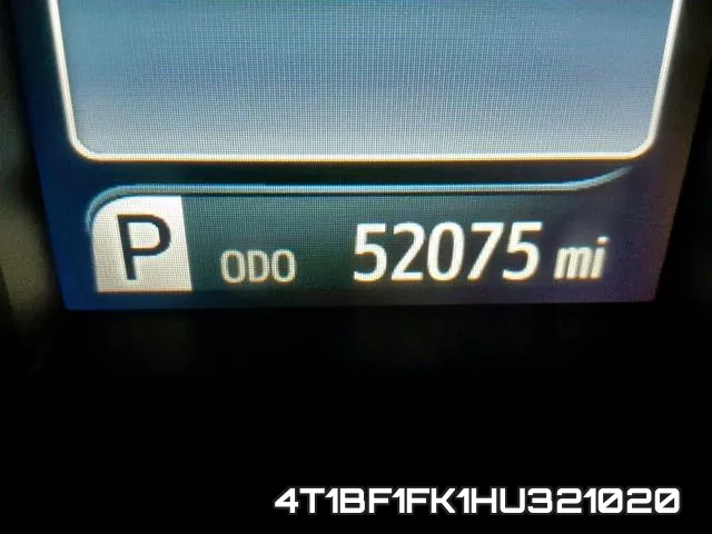 4T1BF1FK1HU321020 фото 9