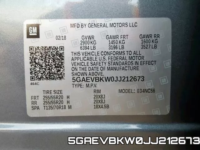 5GAEVBKW0JJ212673 фото 2