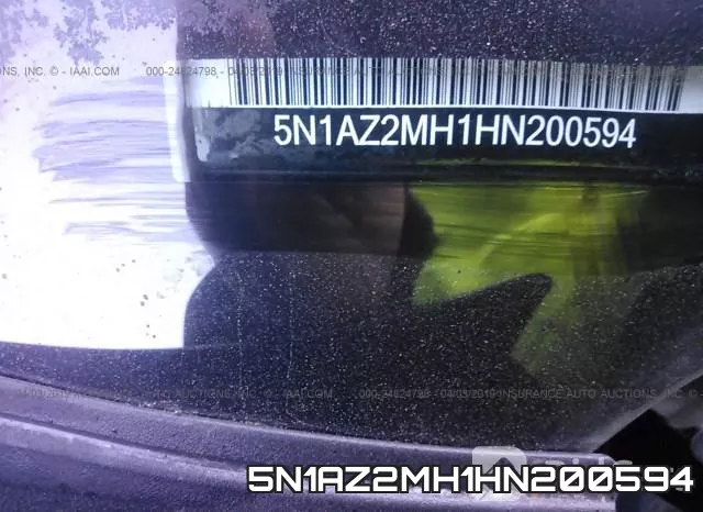 5N1AZ2MH1HN200594 фото 10