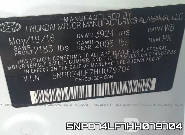 5NPD74LF7HH079704 фото 10