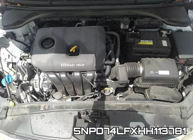 5NPD74LFXHH113781 фото 2