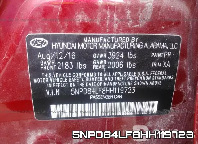 5NPD84LF8HH119723 фото 10