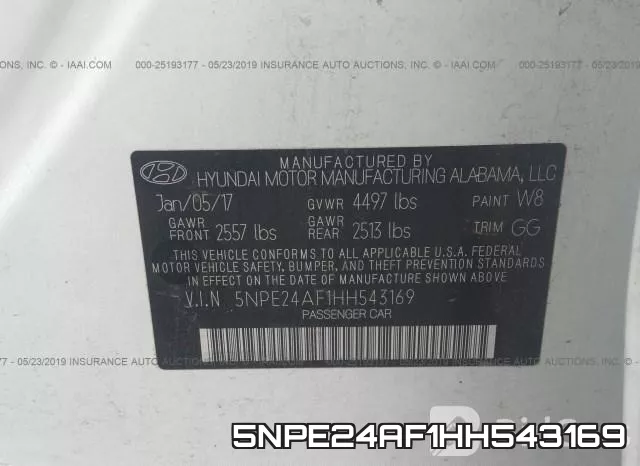 5NPE24AF1HH543169 фото 10