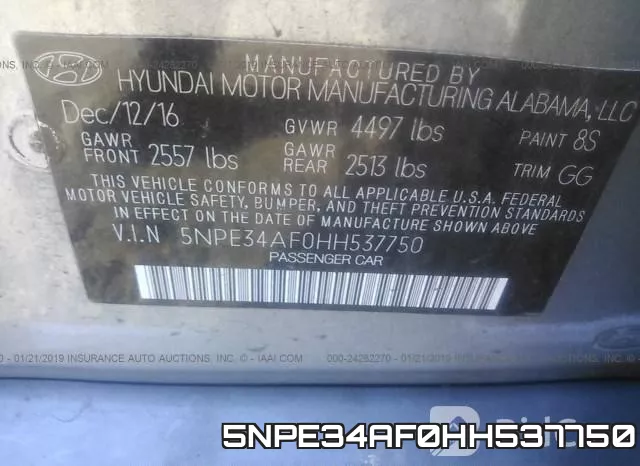 5NPE34AF0HH537750 фото 10