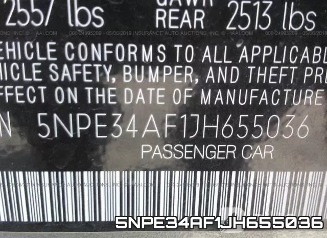 5NPE34AF1JH655036 фото 10