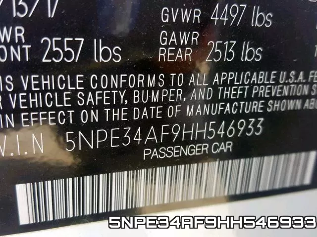 5NPE34AF9HH546933 фото 2