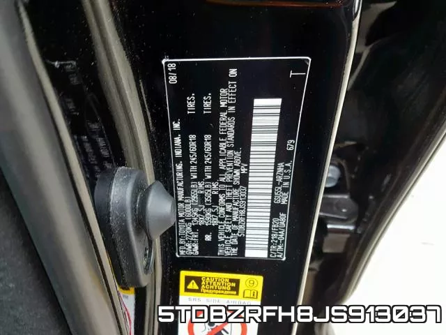 5TDBZRFH8JS913037 фото 2