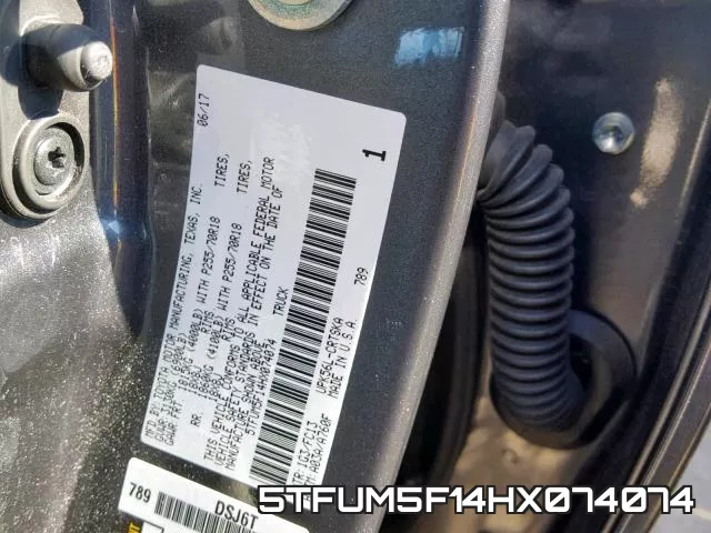 5TFUM5F14HX074074 фото 2
