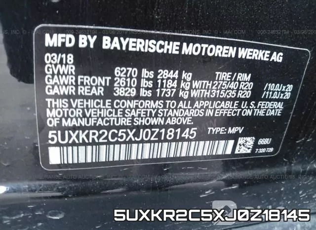 5UXKR2C5XJ0Z18145 фото 10