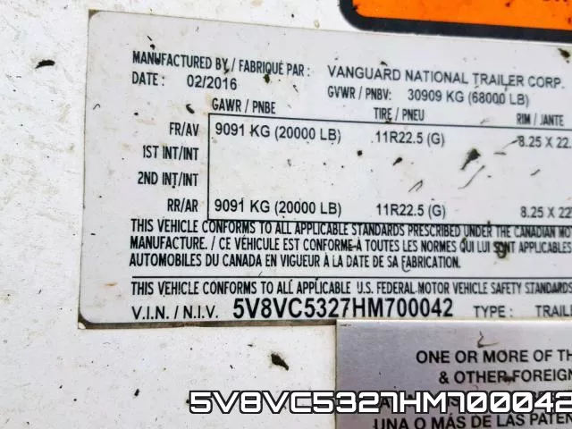 5V8VC5327HM700042 фото 2