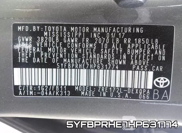 5YFBPRHE7HP631774 фото 10