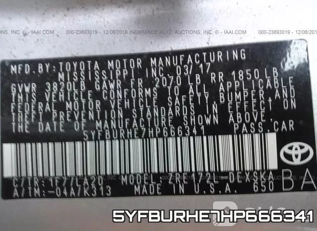 5YFBURHE7HP666341 фото 9