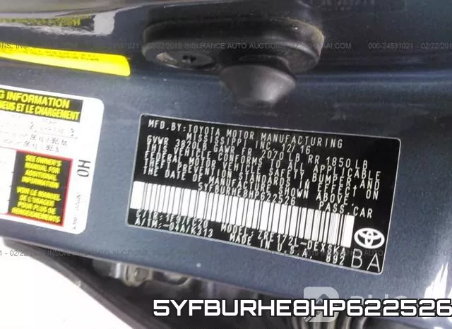 5YFBURHE8HP622526 фото 10