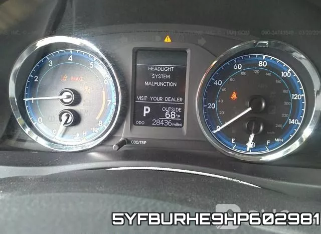5YFBURHE9HP602981 фото 8