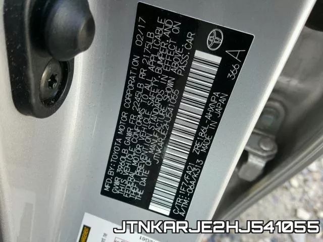 JTNKARJE2HJ541055 фото 2