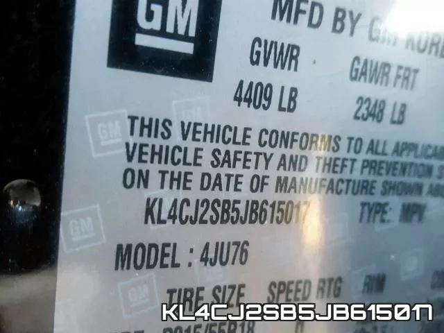 KL4CJ2SB5JB615017 фото 2