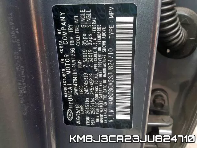 KM8J3CA23JU824710 фото 2