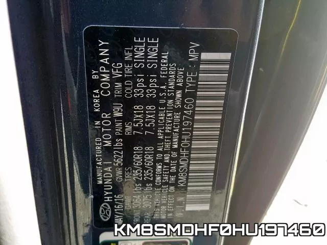 KM8SMDHF0HU197460 фото 2