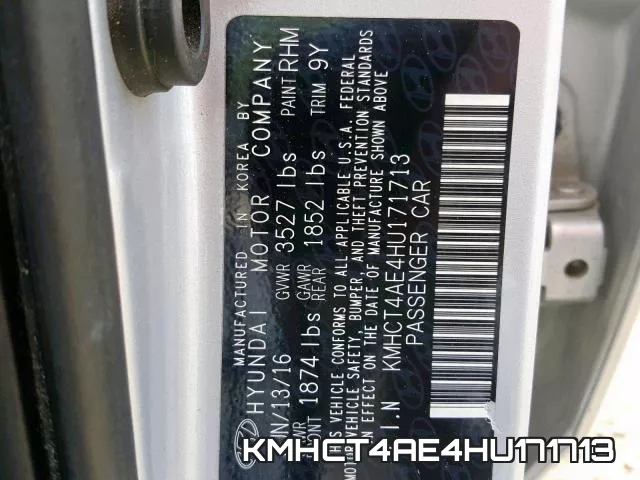 KMHCT4AE4HU171713 фото 2