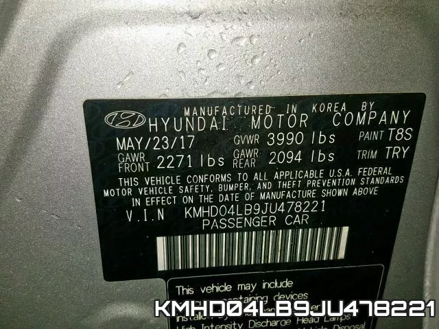 KMHD04LB9JU478221 фото 2