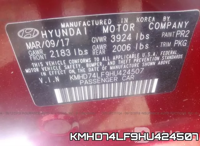 KMHD74LF9HU424507 фото 10