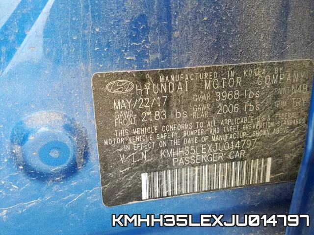 KMHH35LEXJU014797 фото 2