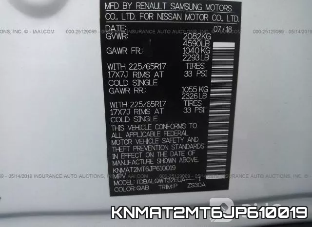 KNMAT2MT6JP610019 фото 10