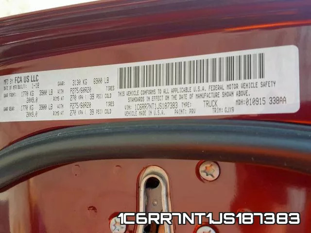 1C6RR7NT1JS187383 фото 2