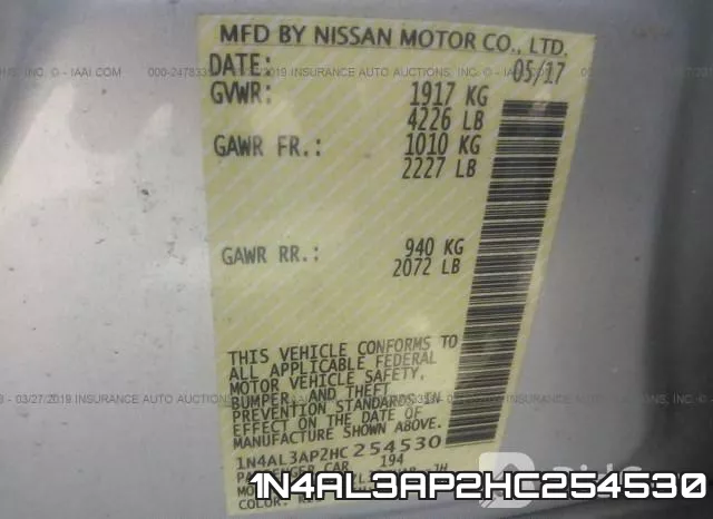 1N4AL3AP2HC254530 фото 10