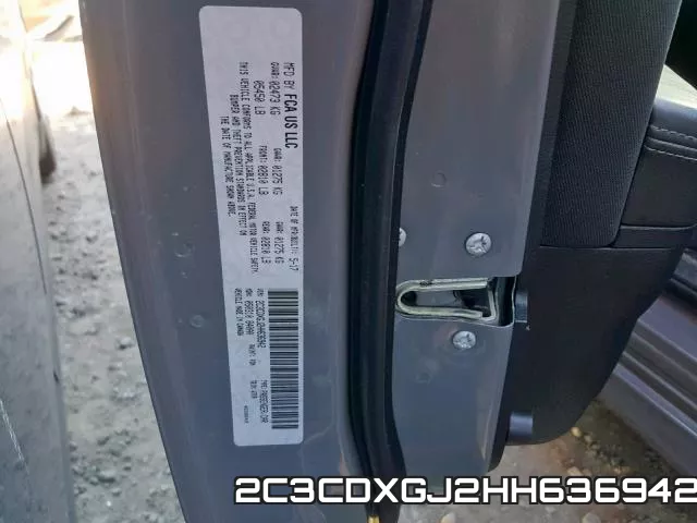 2C3CDXGJ2HH636942 фото 2