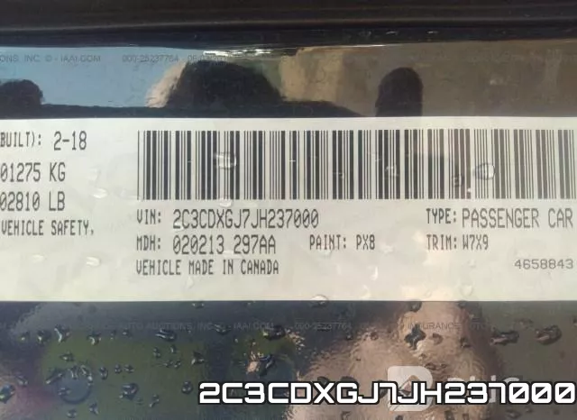 2C3CDXGJ7JH237000 фото 10