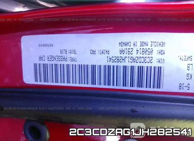 2C3CDZAG1JH282541 фото 10
