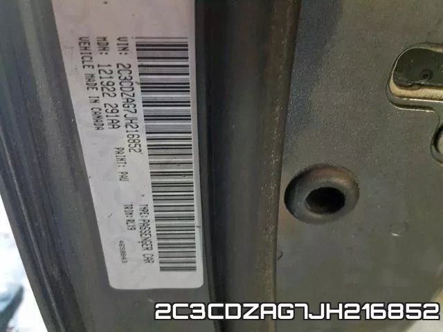 2C3CDZAG7JH216852 фото 2
