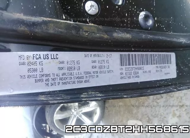 2C3CDZBT2HH568615 фото 10
