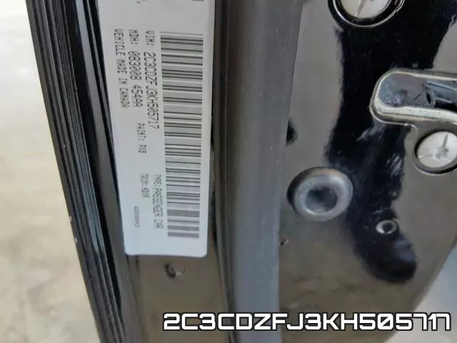 2C3CDZFJ3KH505717 фото 2