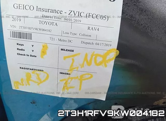 2T3H1RFV9KW004182 фото 8