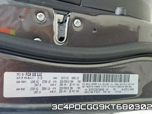 3C4PDCGG9KT680302 фото 2