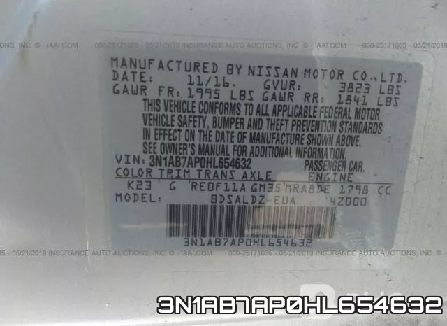 3N1AB7AP0HL654632 фото 10