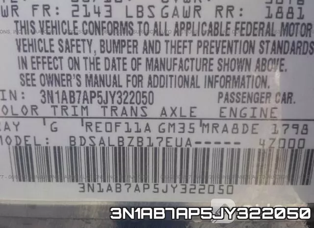 3N1AB7AP5JY322050 фото 10