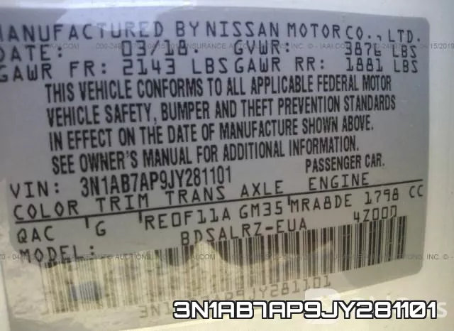 3N1AB7AP9JY281101 фото 10